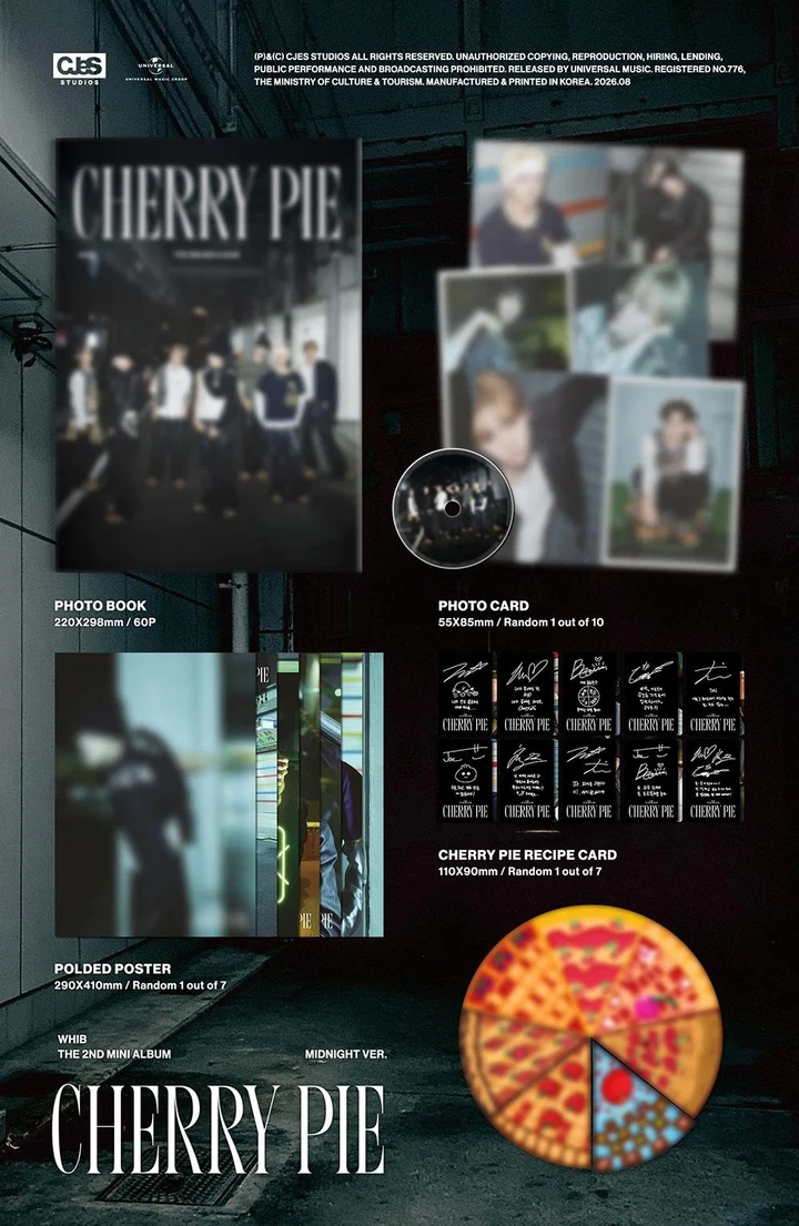 WHIB - CHERRY PIE (2nd Mini Album)