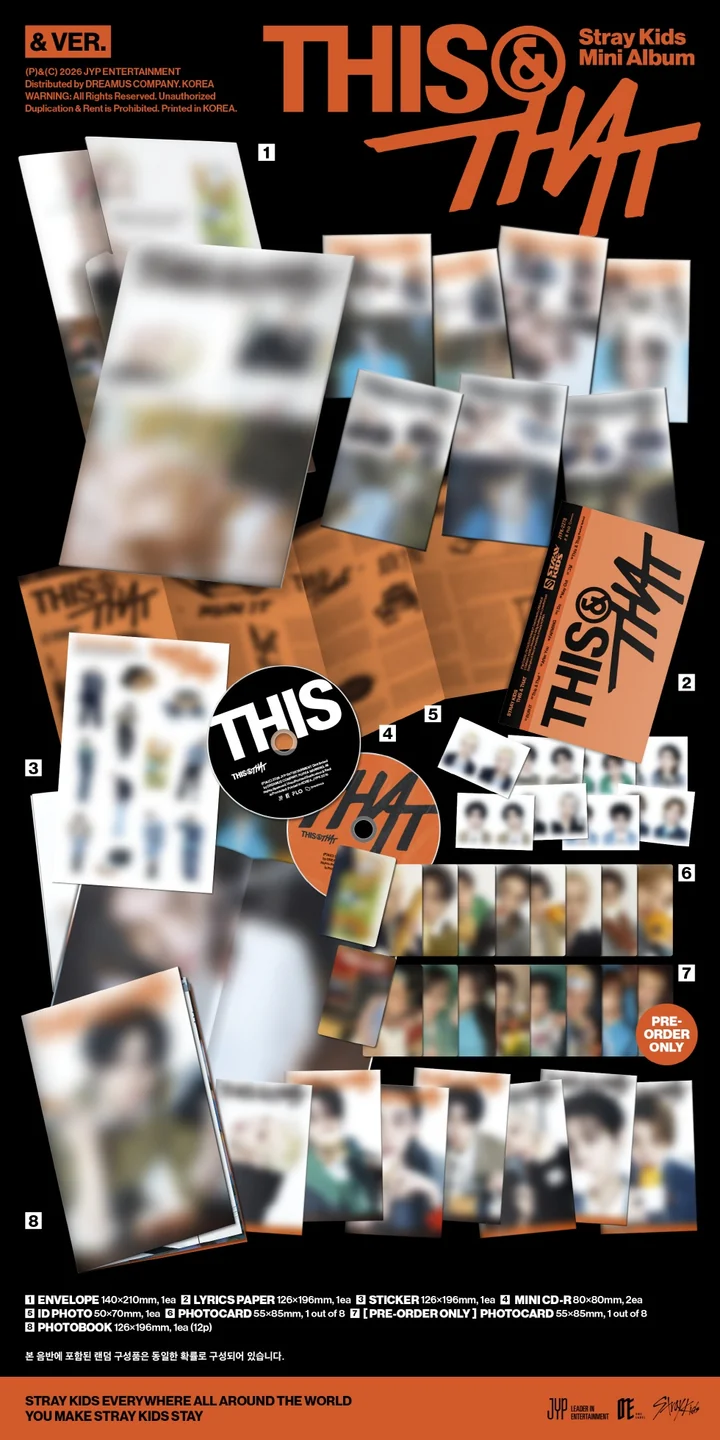 STRAY KIDS - THIS & THAT (10th Mini Album) & VERSION