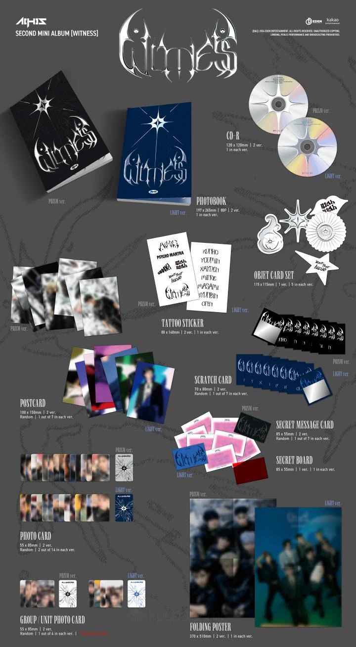 ALL(H)OURS - WITNESS (2nd Mini Album)