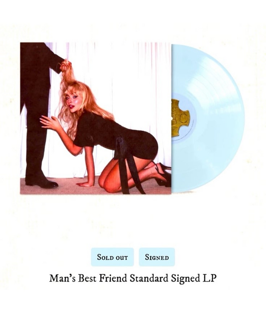 SABRINA CARPENTER - Man's best friend VINILO Autografiado
