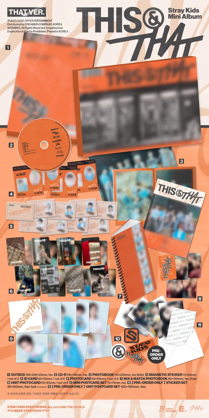 STRAY KIDS - THIS & THAT (10th Mini Album)