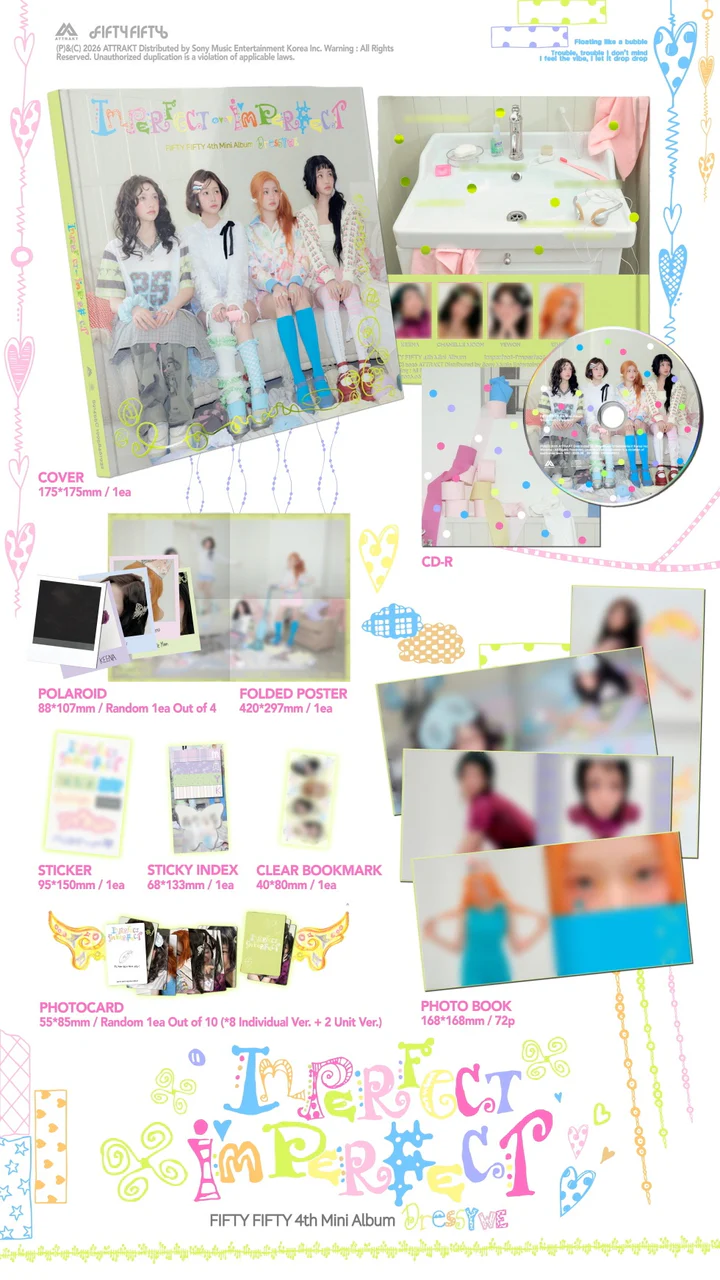 [PRE-ORDEN] FIFTY FIFTY - IMPERFECT-I'MPERFECT (4th Mini Album)