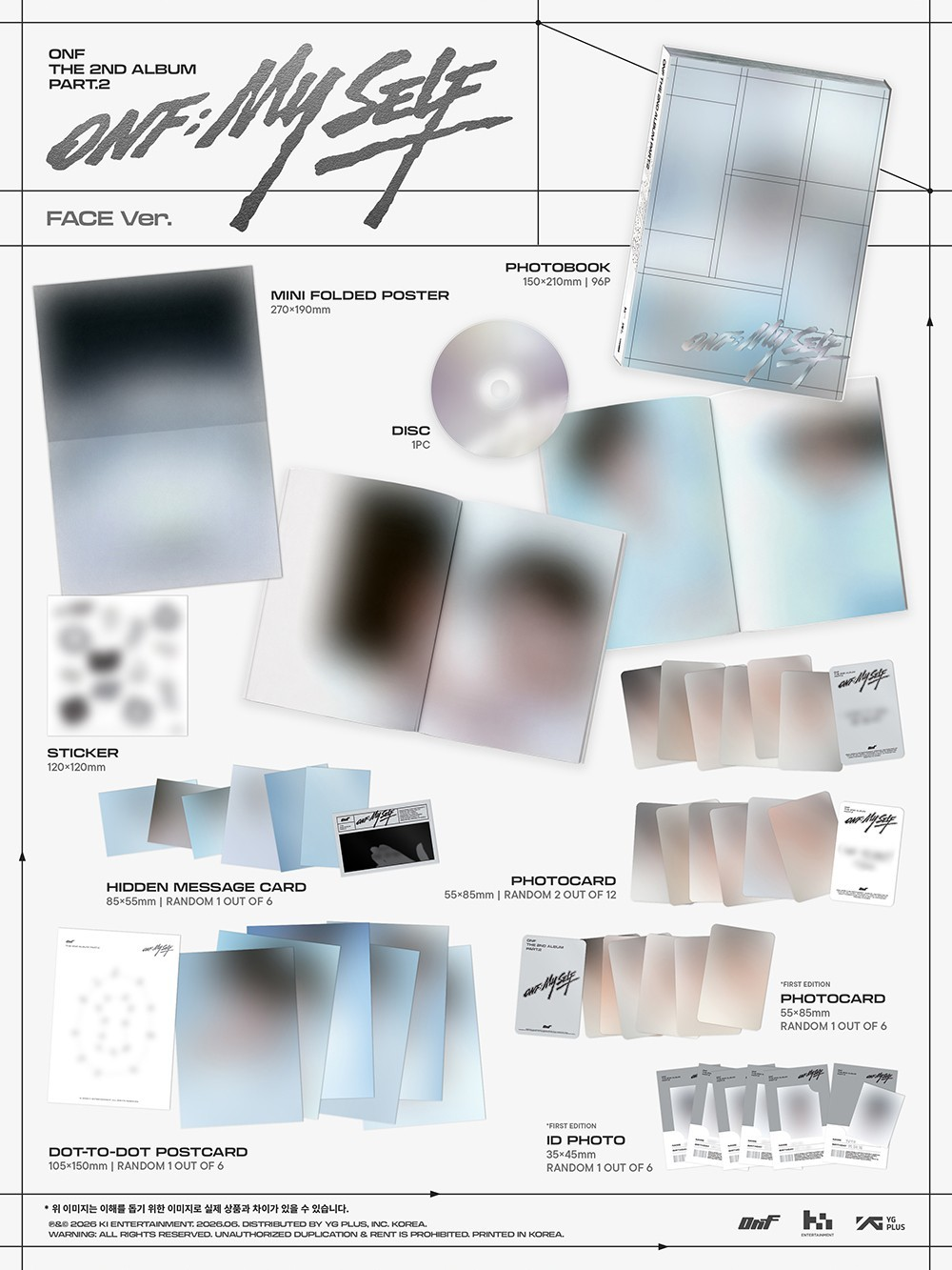 [PRE-ORDEN] ONF - ONF:MY SELF (2nd Album PART.2)