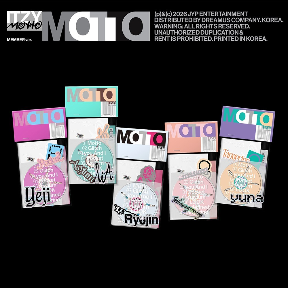 ITZY - MOTTO (Mini Album) MEMBER