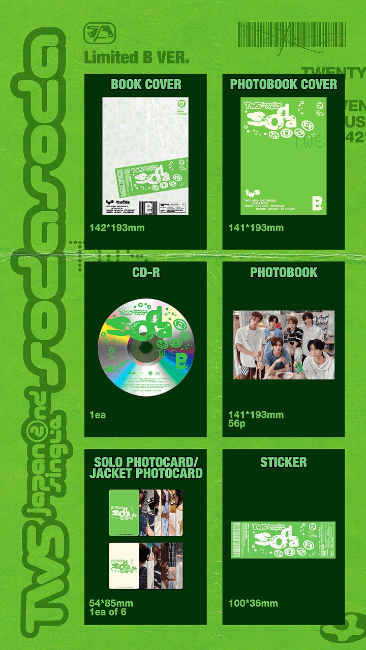[PRE-ORDEN] TWS - SODA SODA (JAPAN 2nd Single Album) LIMITED