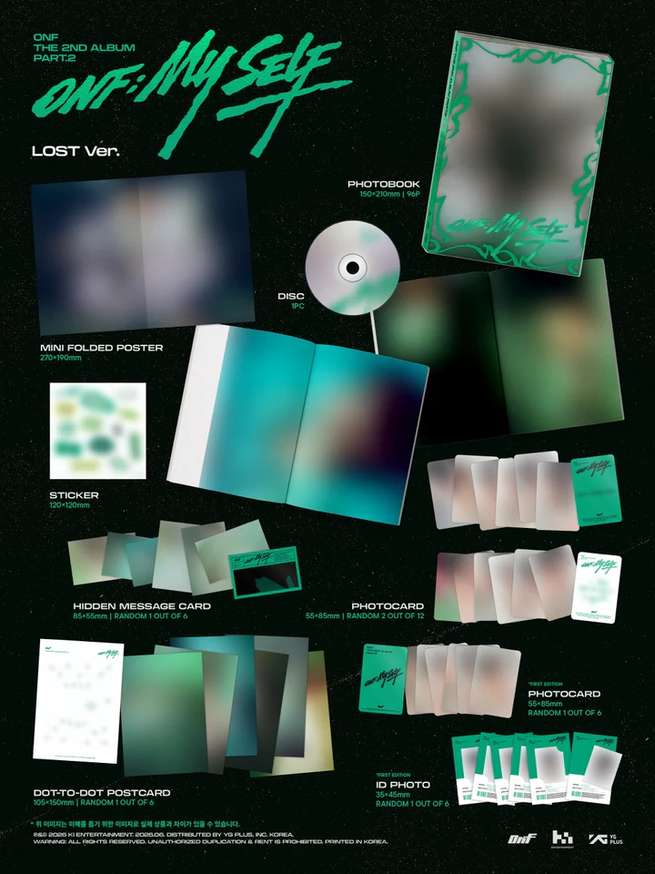 [PRE-ORDEN] ONF - ONF:MY SELF (2nd Album PART.2)