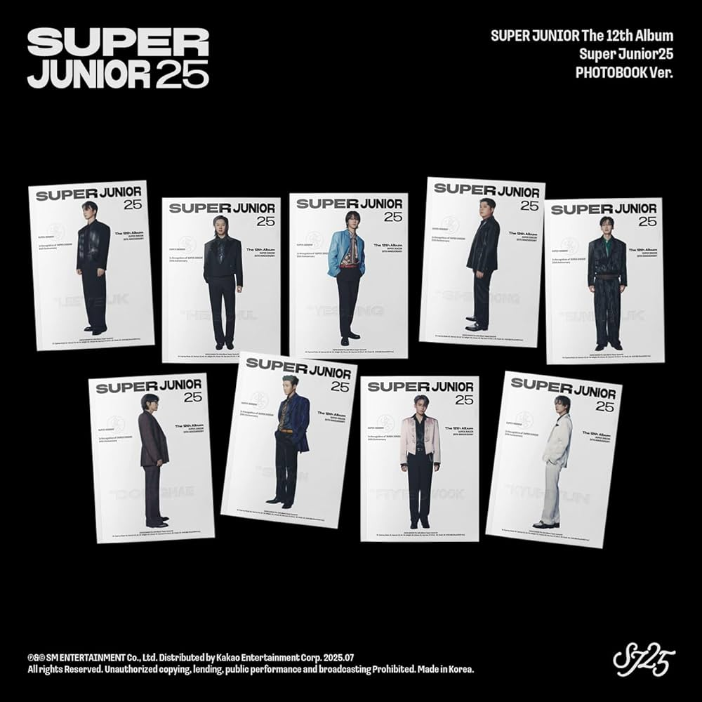 SUPER JUNIOR - SUPER JUNIOR25 (12th Album) PHOTOBOOK