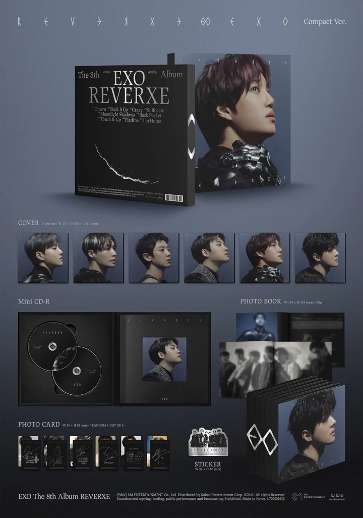 EXO - REVERXE (8th Album) COMPACT
