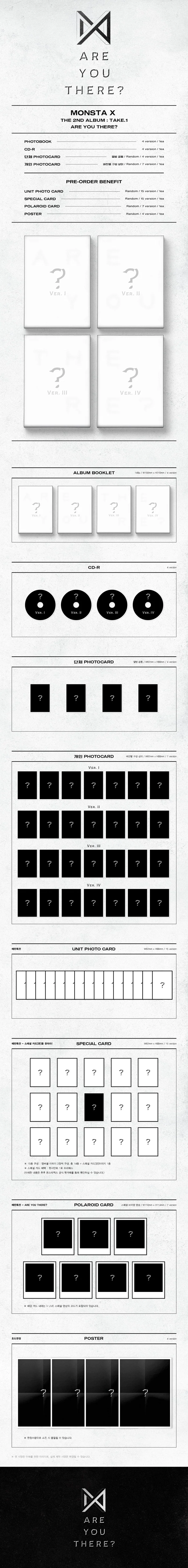MONSTA X - Take.1 Are You There? (2nd Album)