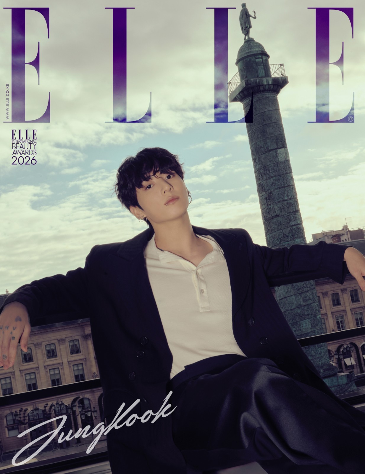 BTS Jungkook Cover ELLE Magazine Enero 2026