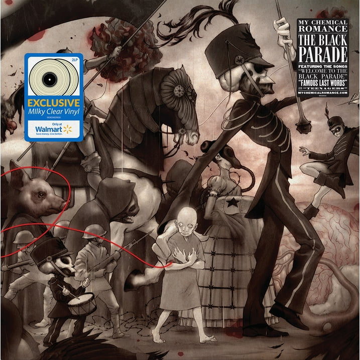 MY CHEMICAL ROMANCE - The Black Parade VINILO Walmart Exclusive Milky Clear