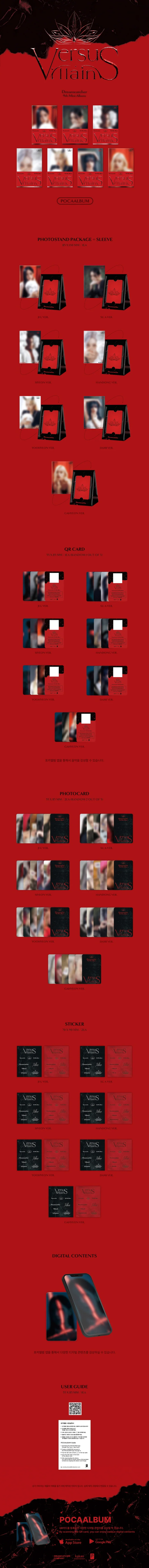 DREAMCATCHER - VillainS (9th Mini Album) POCAALBUM