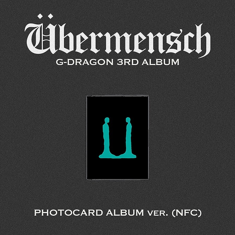 G-DRAGON (BIGBANG) - ÜBERMENSCH (3rd Album) PHOTOCARD ALBUM Version NFC