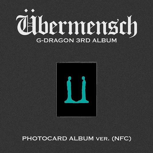 G-DRAGON (BIGBANG) - ÜBERMENSCH (3rd Album) PHOTOCARD ALBUM Version NFC