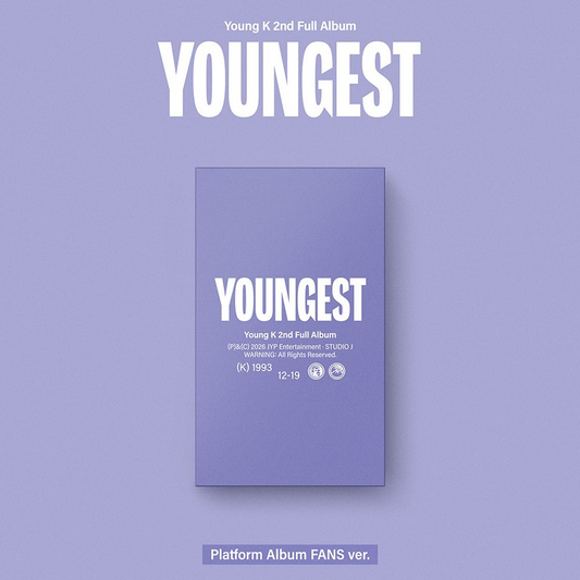 [PRE-VENTA] YOUNG K (DAY6) - YOUNGEST (2nd Full Album) PLATFORM ALBUM FANS