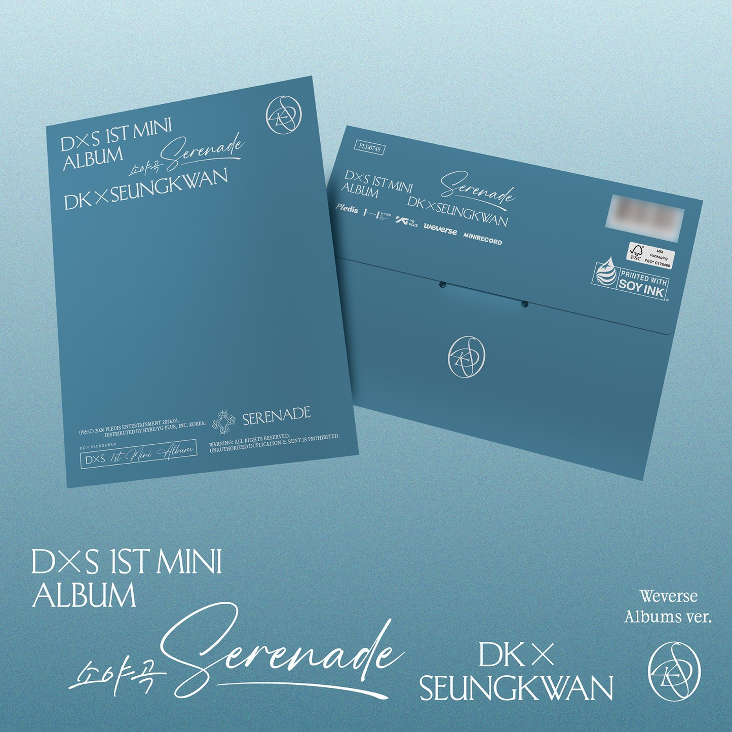 DK X SEUNGKWAN (SEVENTEEN) - Serenade (1st Mini Album) WEVERSE ALBUM Version