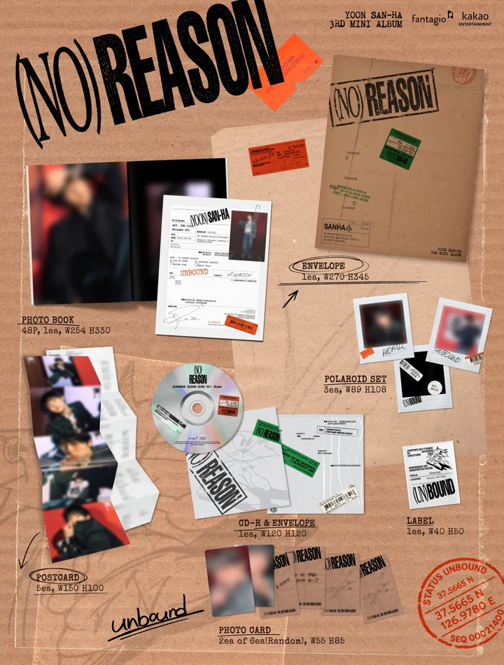 YOON SANHA (ASTRO) - NO REASON (3rd Mini Album)