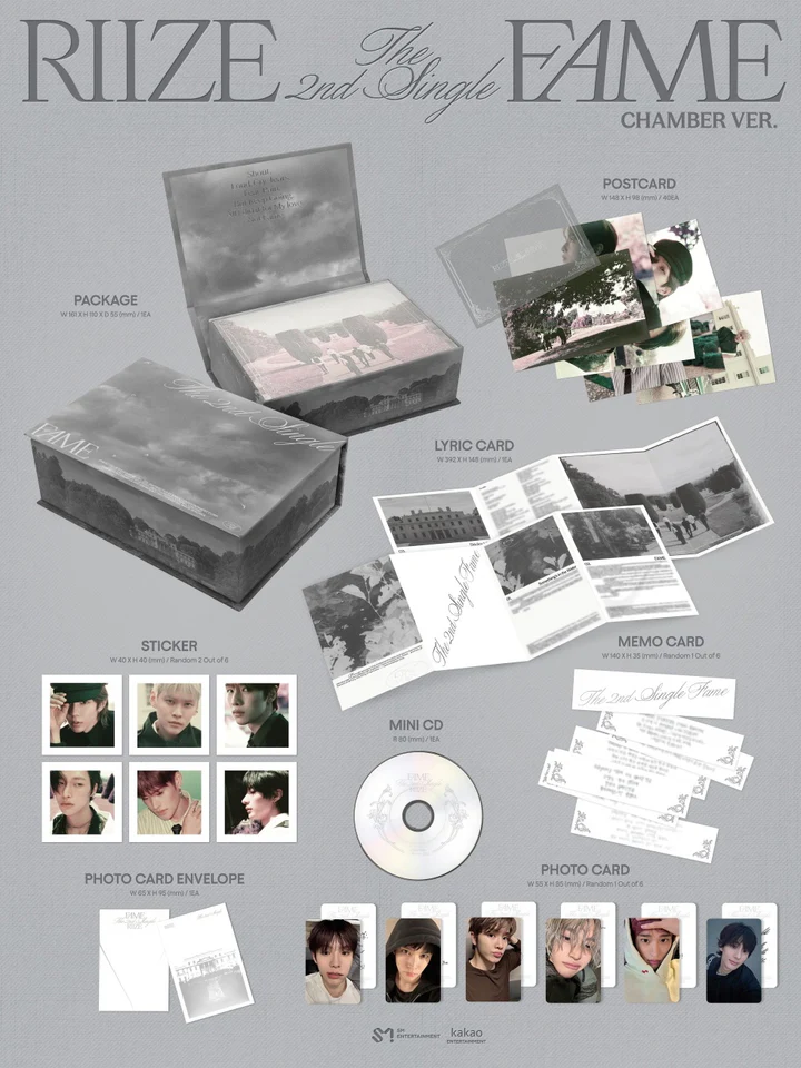 RIIZE - FAME (2nd Single Album) CHAMBER Version