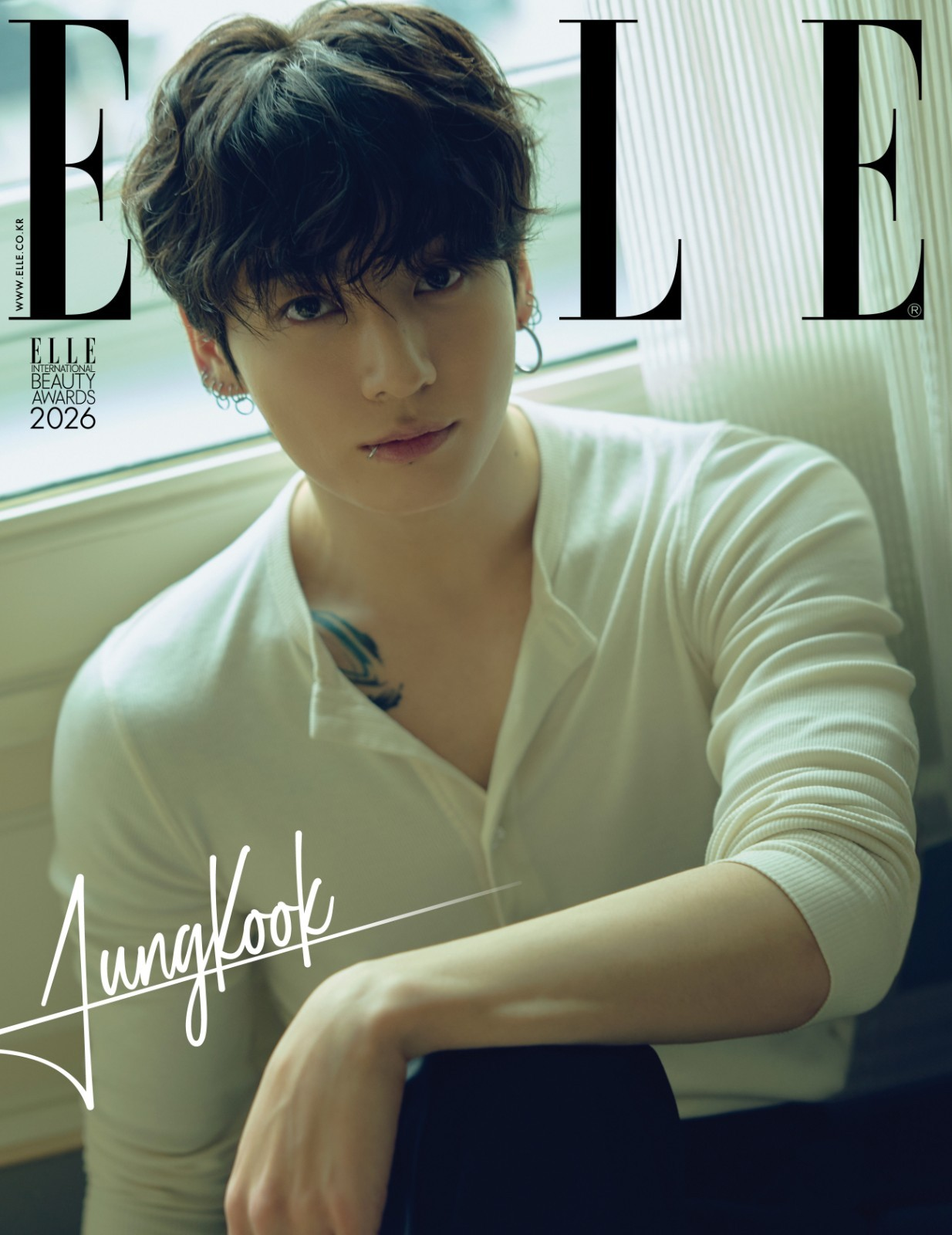 BTS Jungkook Cover ELLE Magazine Enero 2026