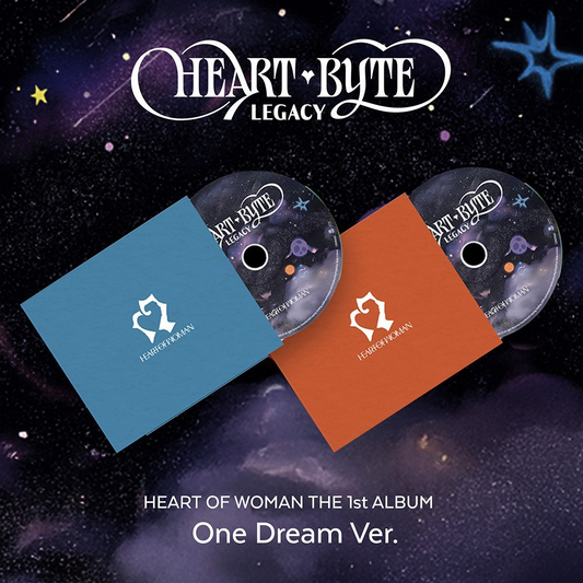 [PRE-ORDEN] HEART OF WOMAN - HEART BYTE : LEGACY (1st Album)