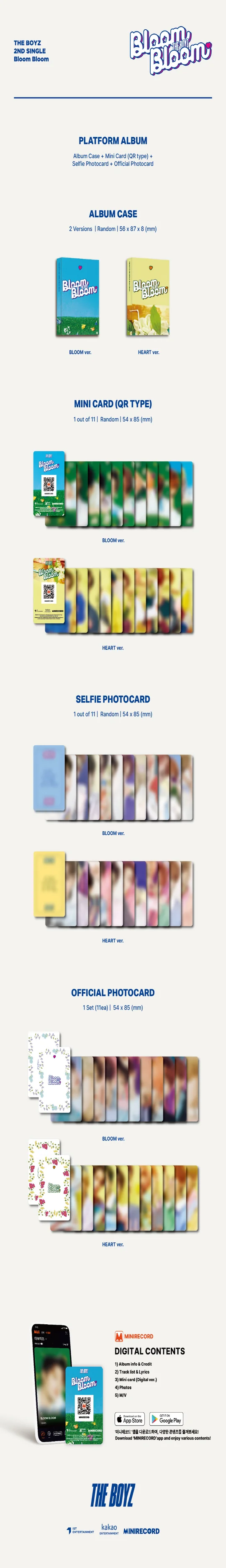 THE BOYZ - Bloom Bloom (2nd Single Album) PLATFORM