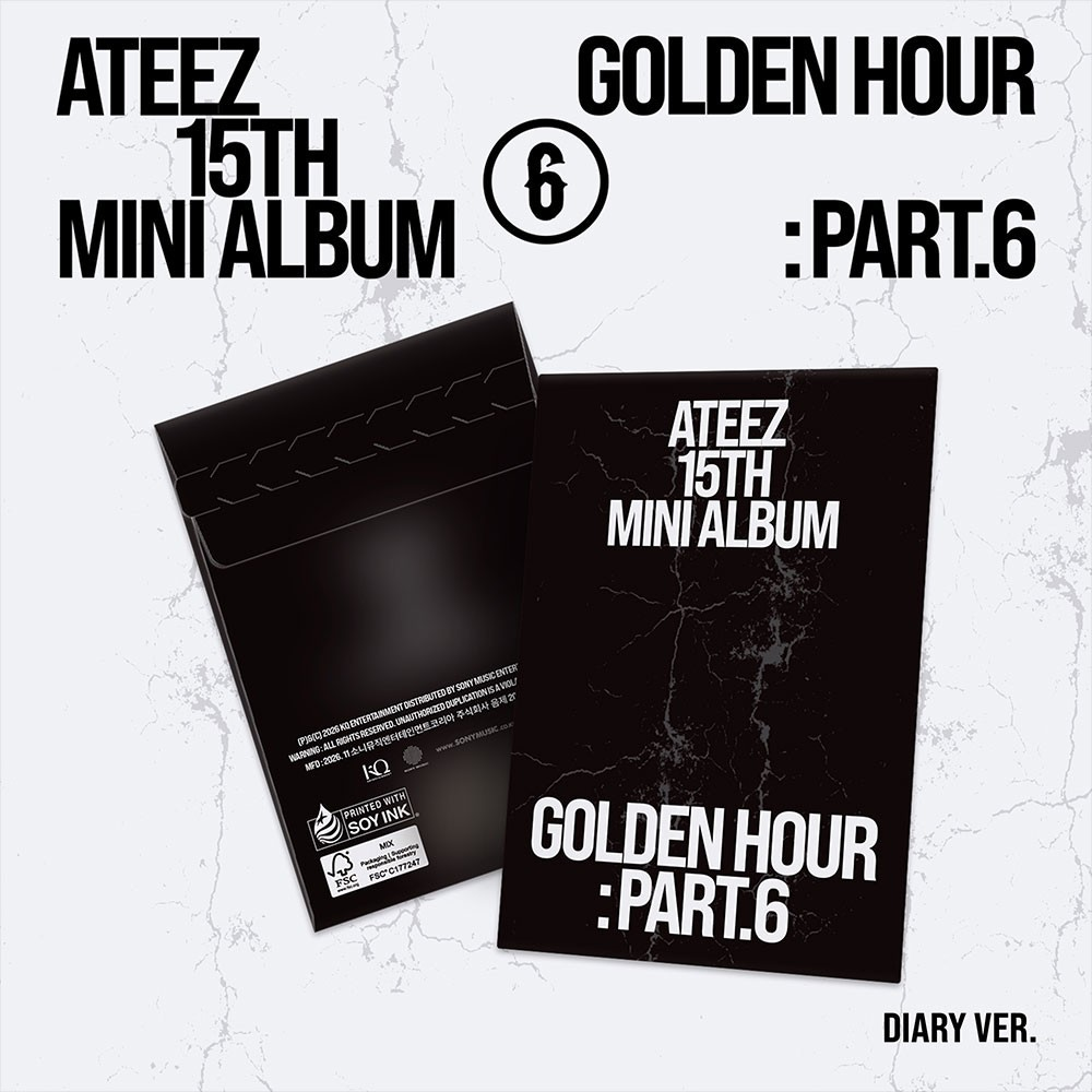 [PRE-VENTA] ATEEZ - GOLDEN HOUR : PART.6 (15th Mini Album) POCAALBUM