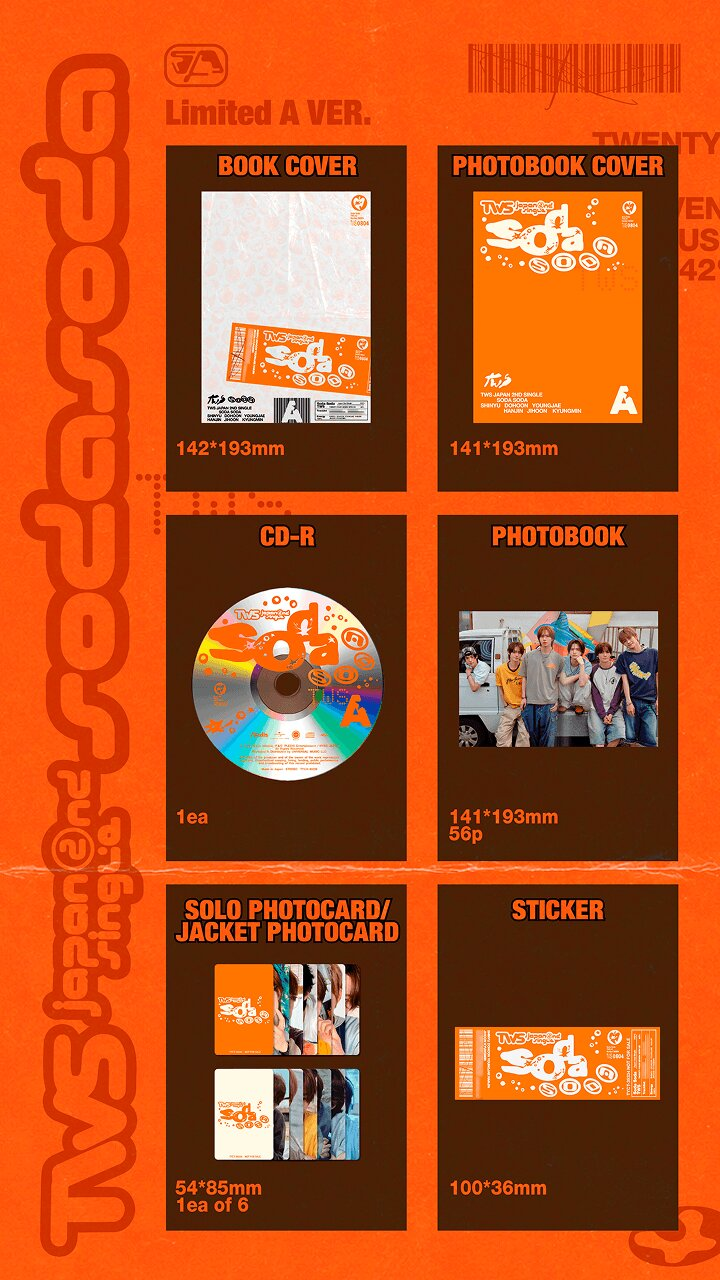 [PRE-ORDEN] TWS - SODA SODA (JAPAN 2nd Single Album) LIMITED