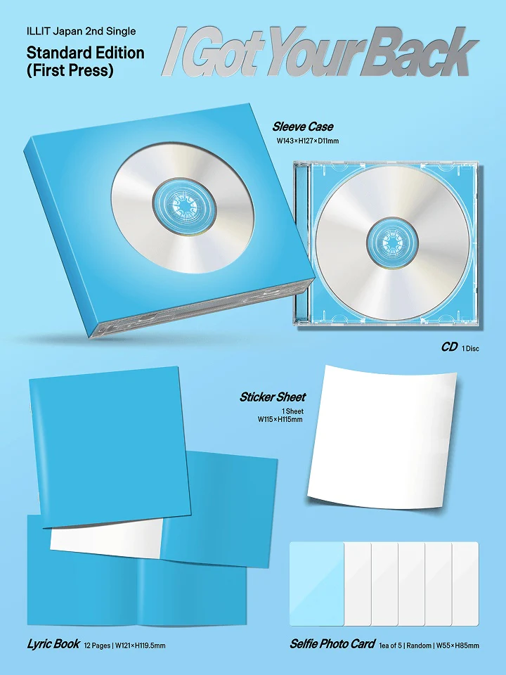 [PRE-ORDEN] ILLIT - I GOT YOUR BACK (JAPAN 2nd Single Album) STANDARD EDITION (FIRST PRESS)