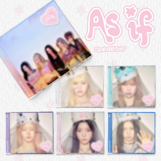 [PRE-ORDEN] IFEYE - AS IF (3rd EP Album) JEWEL CASE