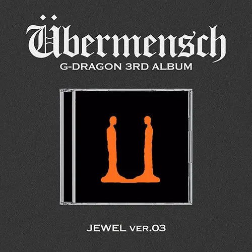 G-DRAGON (BIGBANG) - ÜBERMENSCH (3rd Album) JEWEL CASE VER. INTERNACIONAL