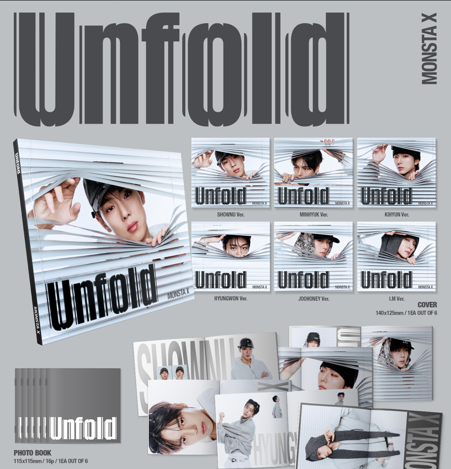 MONSTA X - Unfold (American Studio Album) DIGIPACK Version
