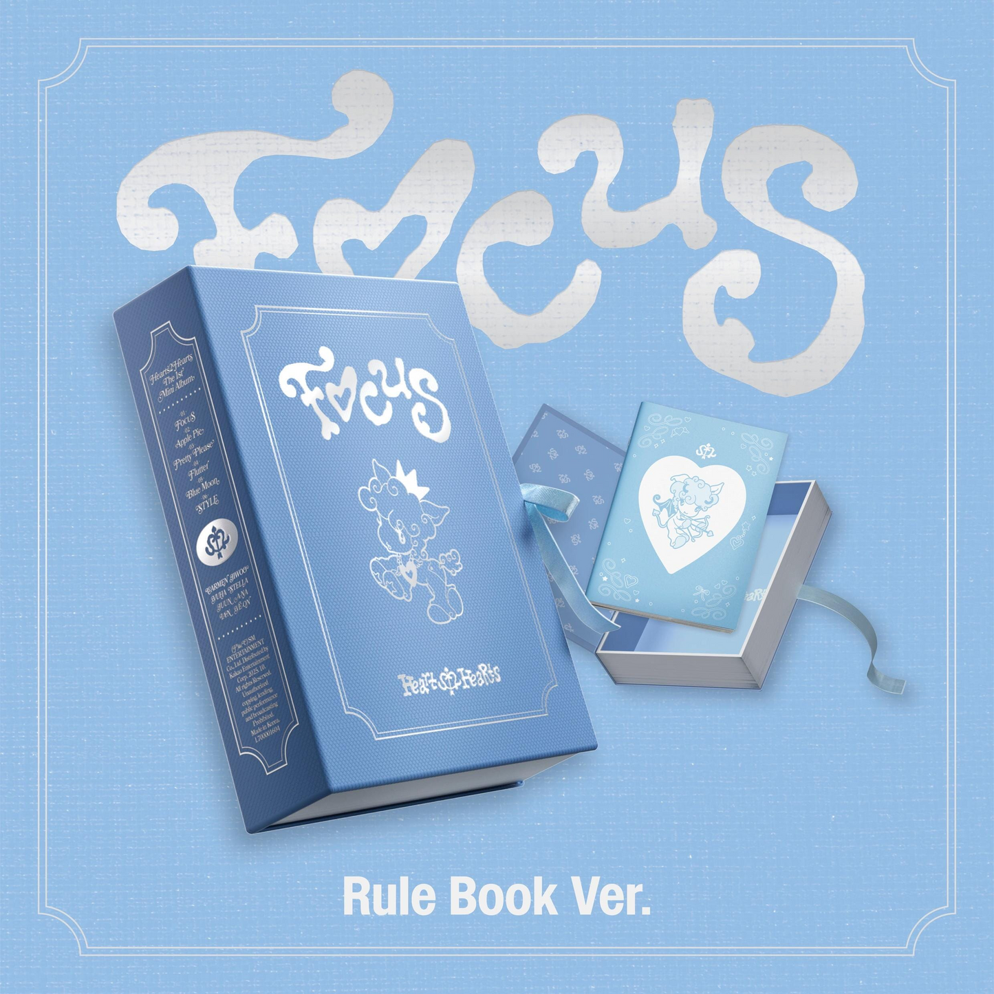 HEARTS2HEARTS - FOCUS (1st Mini Album) RULE BOOK Version