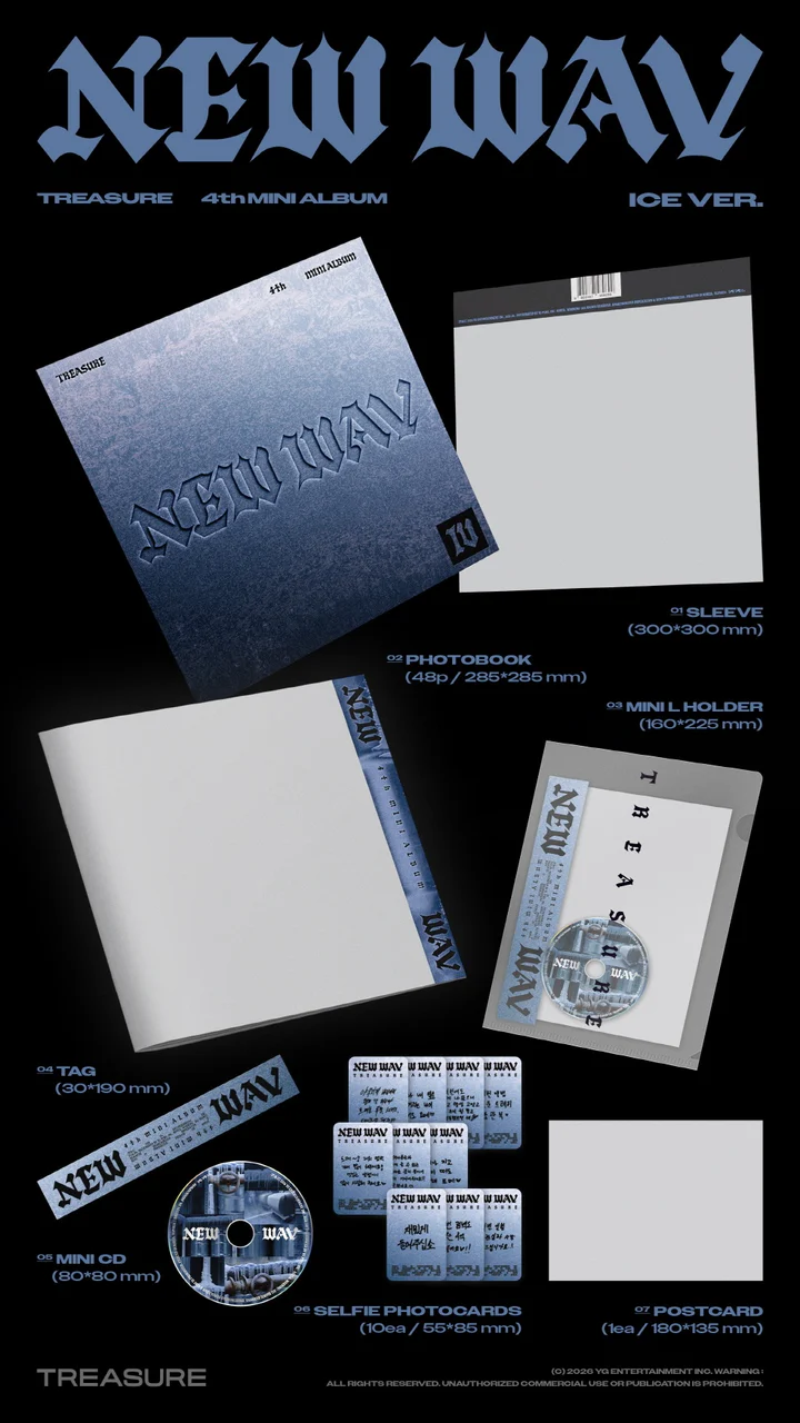 [PRE-ORDEN] TREASURE - NEW WAV (4th Mini Album)