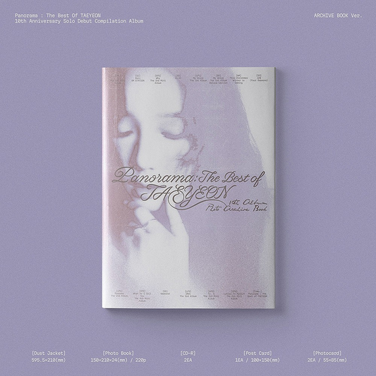 TAEYEON - PANORAMA : THE BEST OF TAEYEON (ARCHIVE BOOK Version)