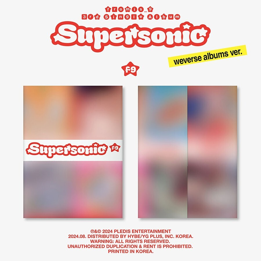 FROMIS_9 - SUPERSONIC (3rd Single Album) WEVERSE ALBUMS
