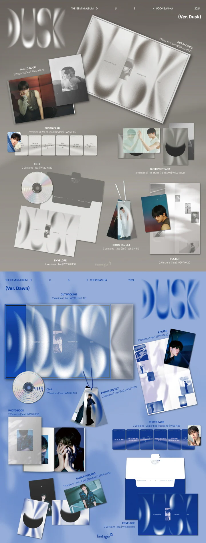 YOON SANHA (ASTRO) - DUSK (1st Mini Album)