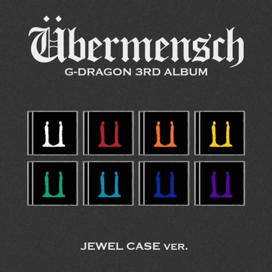 G-DRAGON (BIGBANG) - ÜBERMENSCH (3rd Album) JEWEL CASE VER. INTERNACIONAL