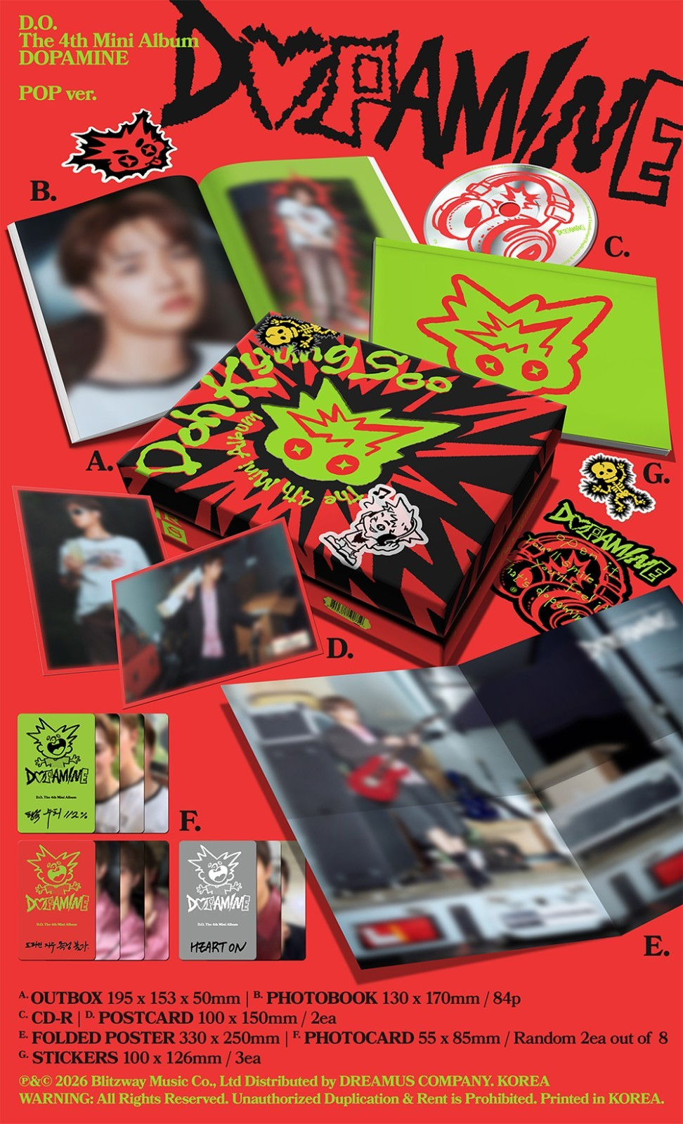 [PRE-VENTA] D.O. (EXO) - DOPAMINE (4th Mini Album)