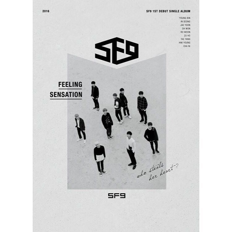 SF9 - FEELING SENSATION (1st Debut Single Album)
