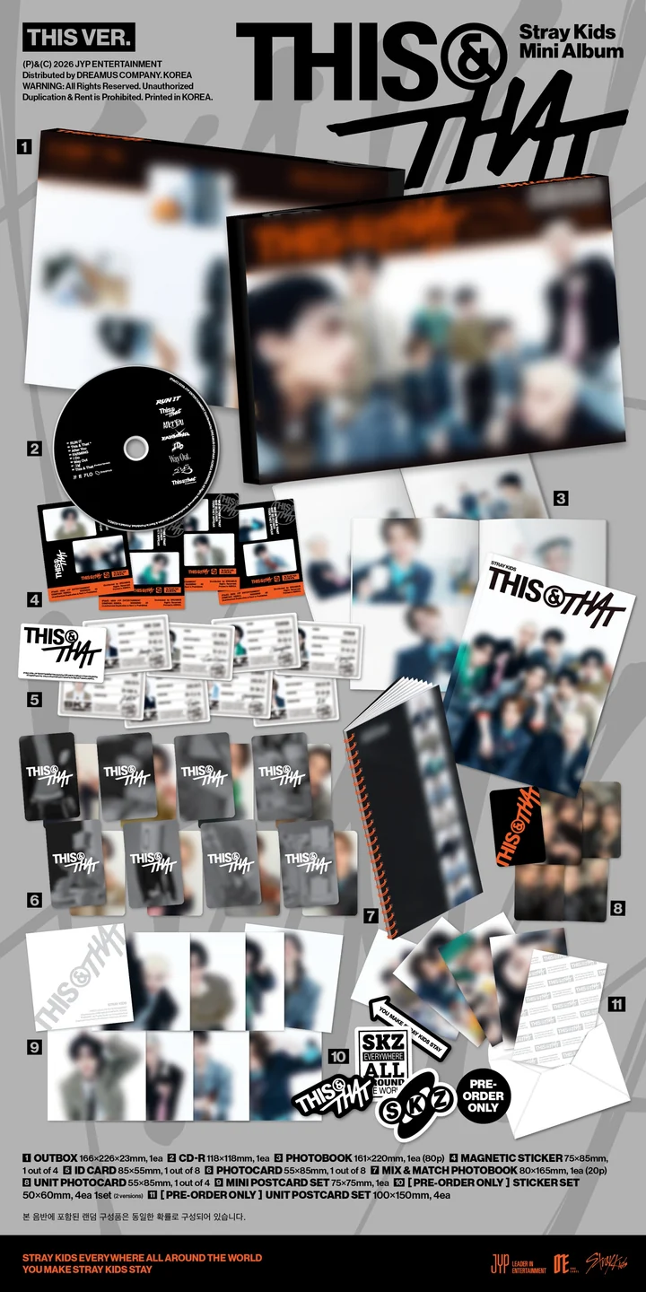 STRAY KIDS - THIS & THAT (10th Mini Album)