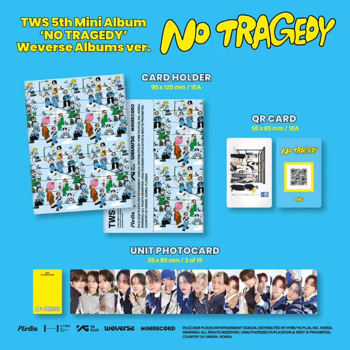 TWS - NO TRAGEDY (5th Mini Album) WEVERSE ALBUMS Version