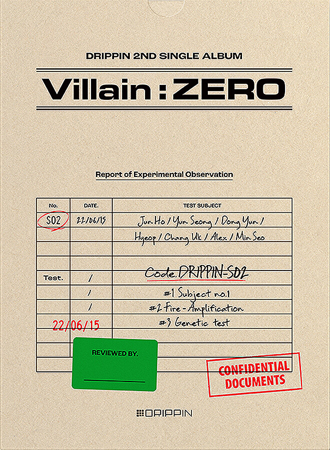 DRIPPIN - Villain : ZERO (2nd Single Album)