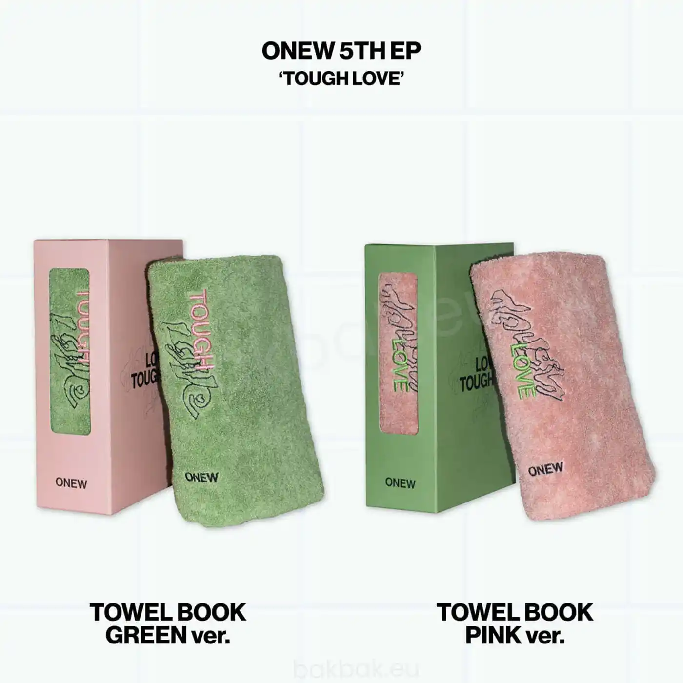 ONEW (SHINEE) - TOUGH LOVE (5th Mini Album) TOWEL BOOK Version