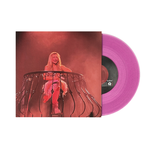 SABRINA CARPENTER - Feather VINILO Pink Glitter Limitado