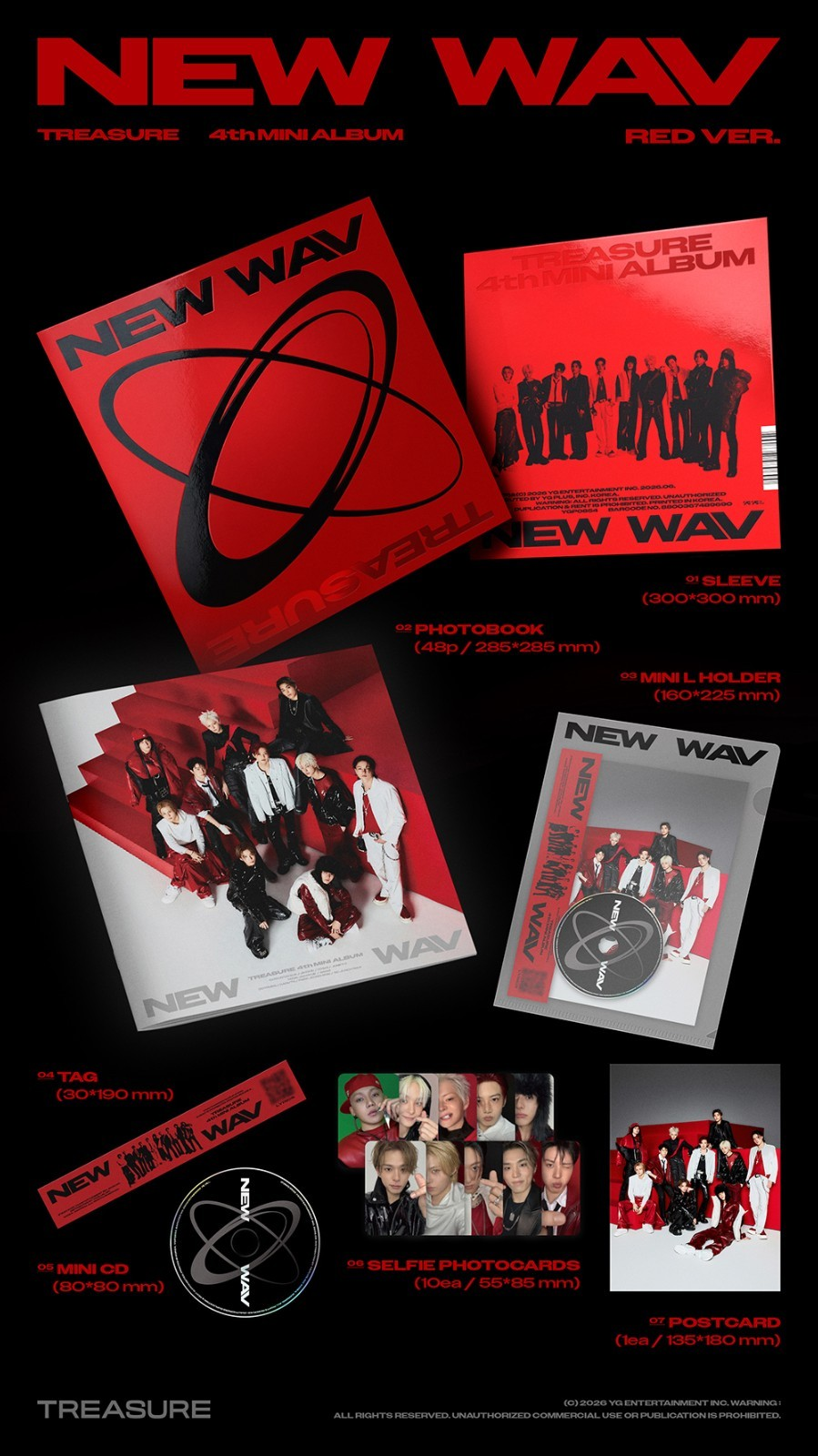 TREASURE - NEW WAV (4th Mini Album)