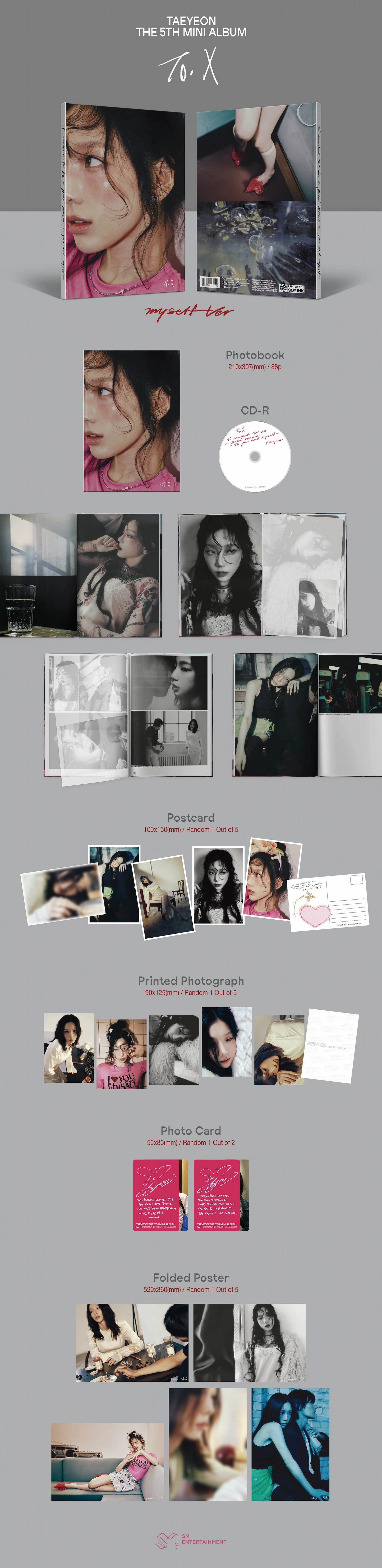 TAEYEON - To. X (4th Mini Album) MYSELF Version