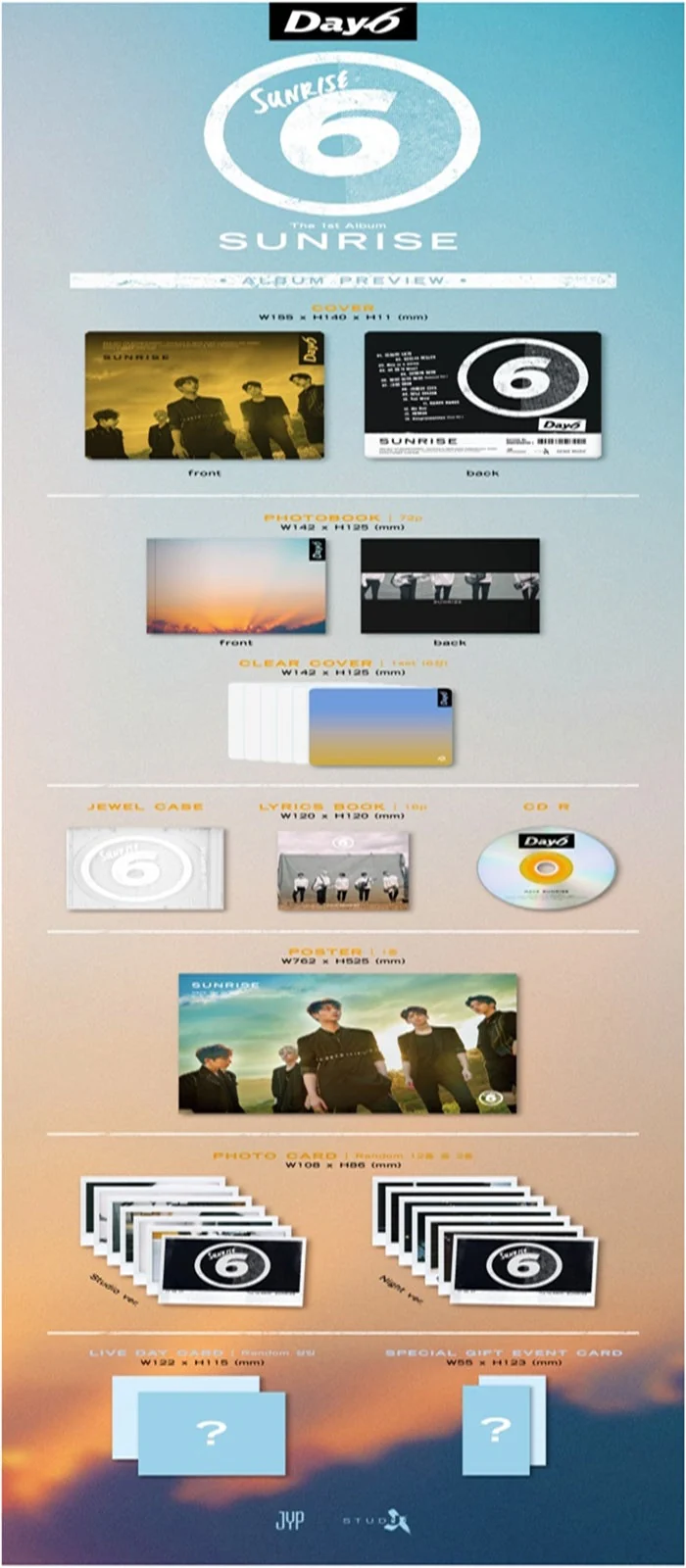 DAY6 - SUNRISE (1st Album)