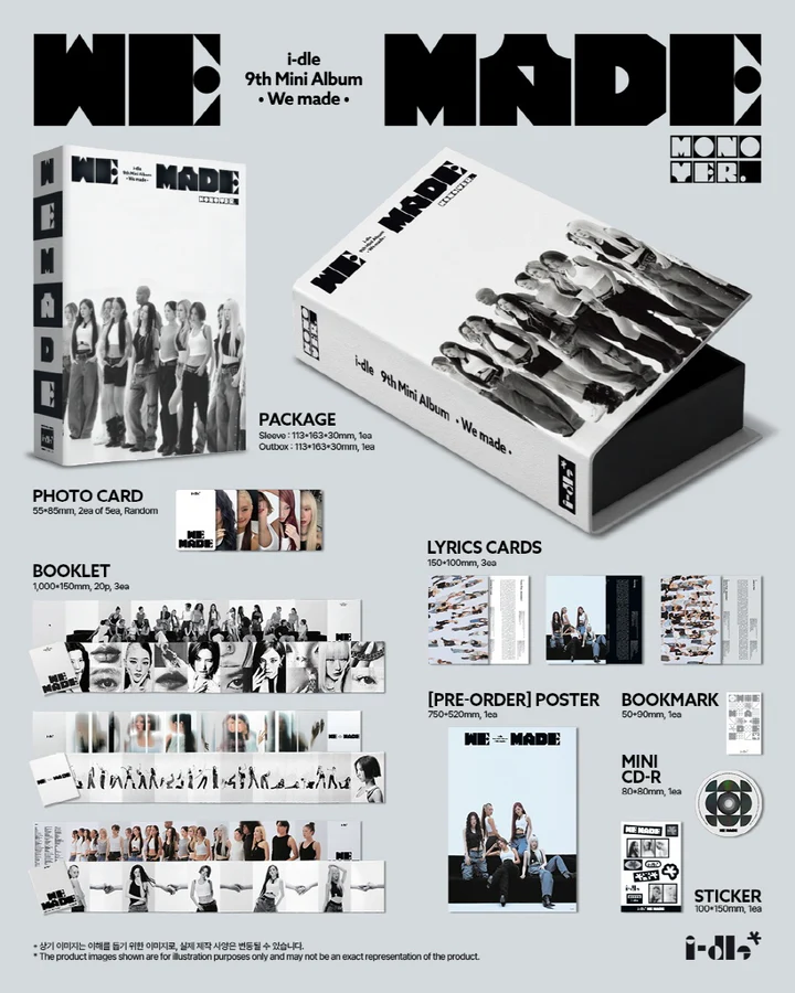 I-DLE - WE MADE (9th Mini Album) MONO Version