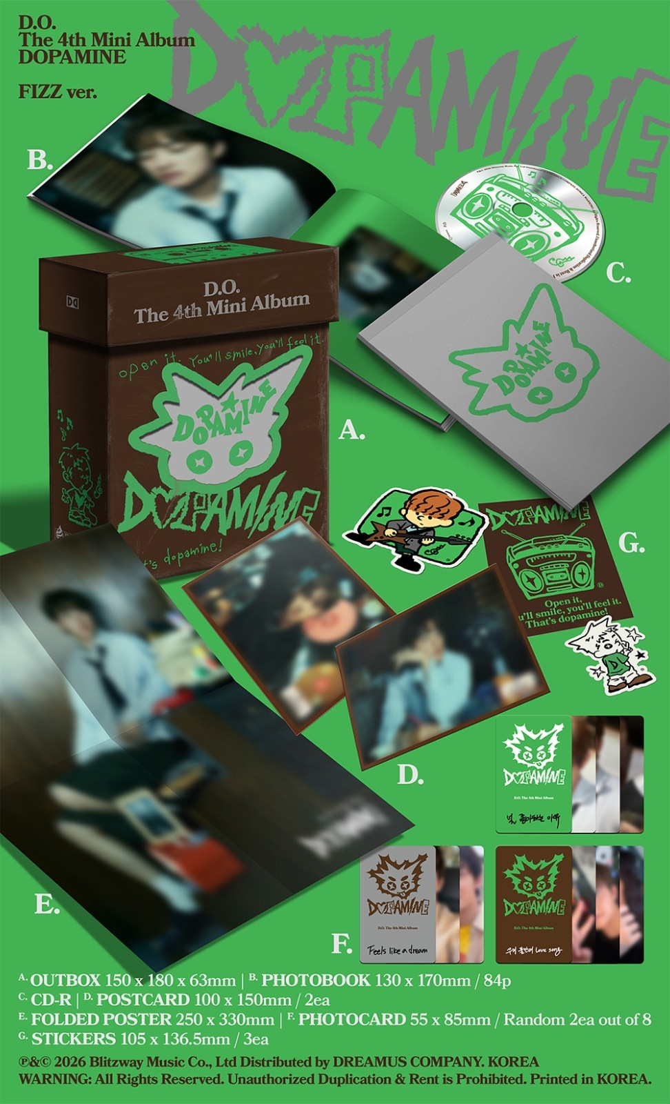 [PRE-VENTA] D.O. (EXO) - DOPAMINE (4th Mini Album)