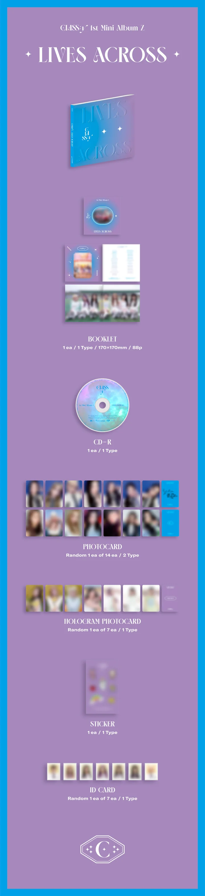 CLASS:Y - LIVES ACROSS (1st Mini Album Z)
